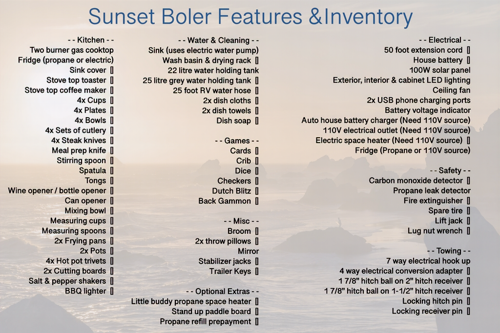 The Sunset Boler!