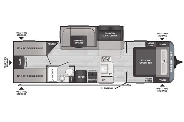 Frank's Family Fun Zone Keystone 2022 Travel Trailer