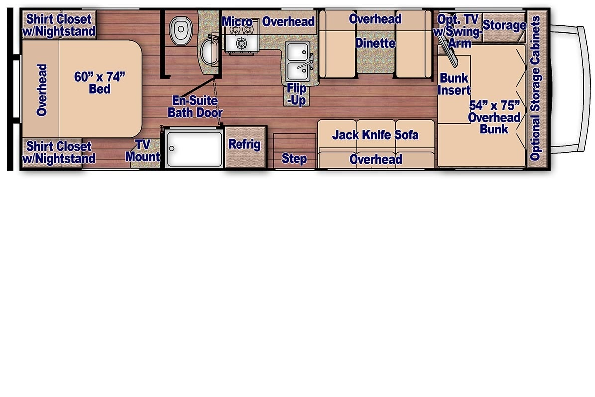 29ft, Sleeps 8, best for big family vacation