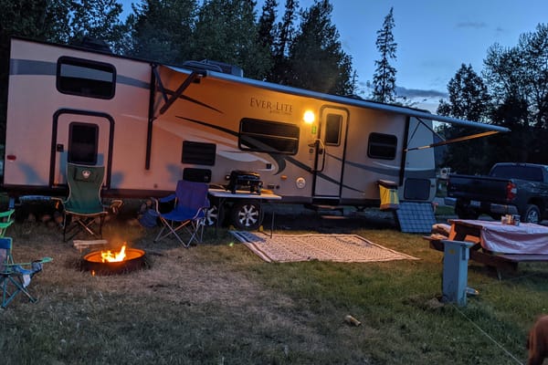 Hoglo's Evergreen Ever-lite Travel Trailer