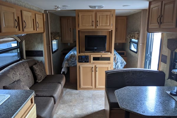 Hoglo's Evergreen Ever-lite Travel Trailer