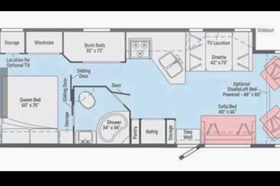 Gus the Bus-Winnebago Vista-KING bedroom, Bunk Beds and Queen Loft *ONBOARD WIFI*