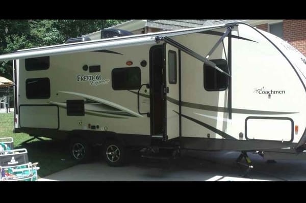Kristen and Mike’s Coachmen 257 freedom express Travel Trailer