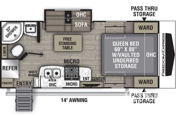 "Frieda" Coachmen Freedom Express Travel Trailer