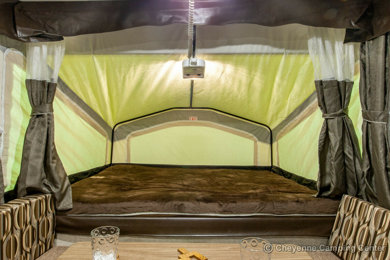 J&M's Palomino Real-Lite 12 FD Tent Trailer