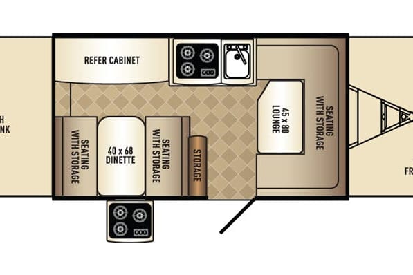 J&M's Palomino Real-Lite 12 FD Tent Trailer