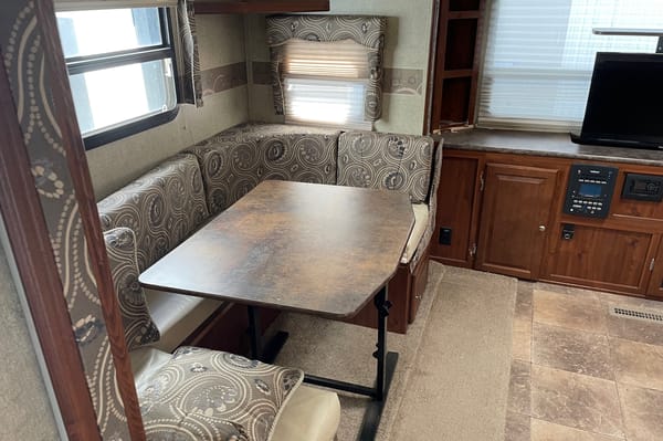 Nathan's Rock wood Ultra Lite Travel Trailer