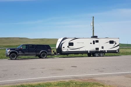 Available to deliver to your campground - luxurious 2 private bedrooms 3 slides sleeps 6-8