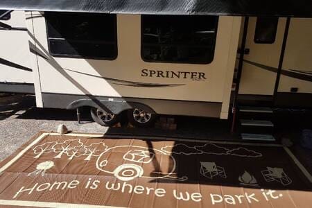 Available to deliver to your campground - luxurious 2 private bedrooms 3 slides sleeps 6-8