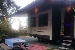 Available to deliver to your campground - luxurious 2 private bedrooms 3 slides sleeps 6-8