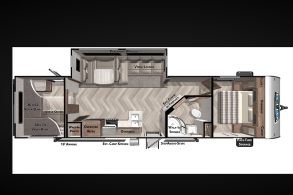 *The Comfy* 2021 Forest River RV Salem: Sleeps 10