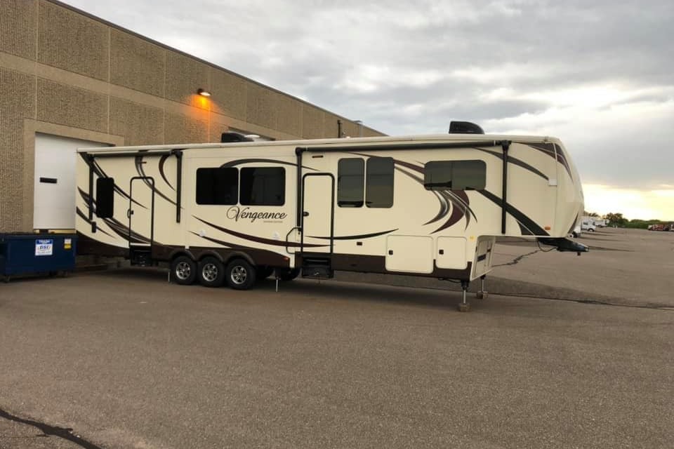 CJ's Forest River Vengeance Luxury Fifth Wheel