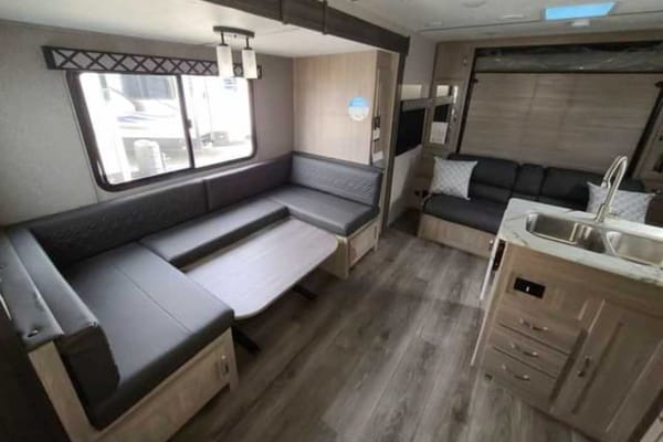 Frank and Karla's Ultralight 26' bunkhouse