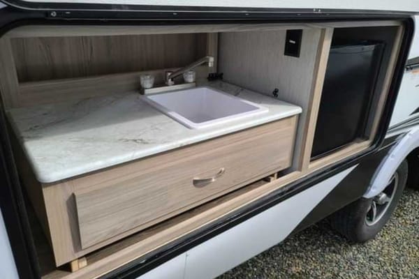 Frank and Karla's Ultralight 26' bunkhouse