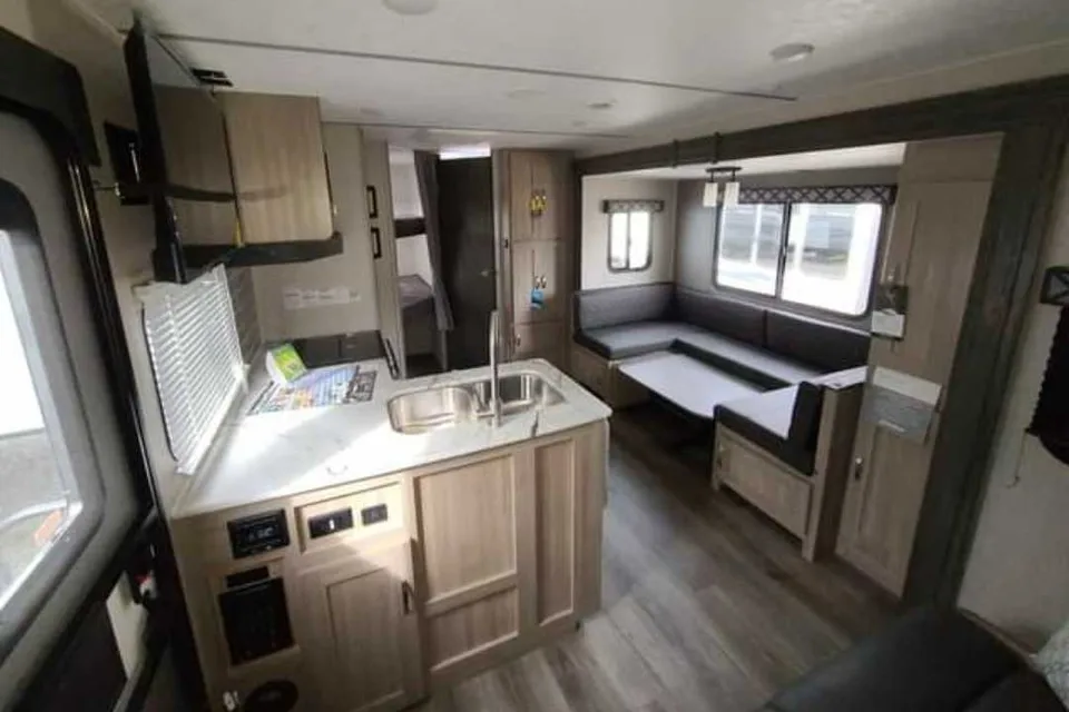 Frank and Karla's Ultralight 26' bunkhouse
