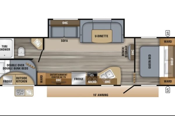 Camping in comfort