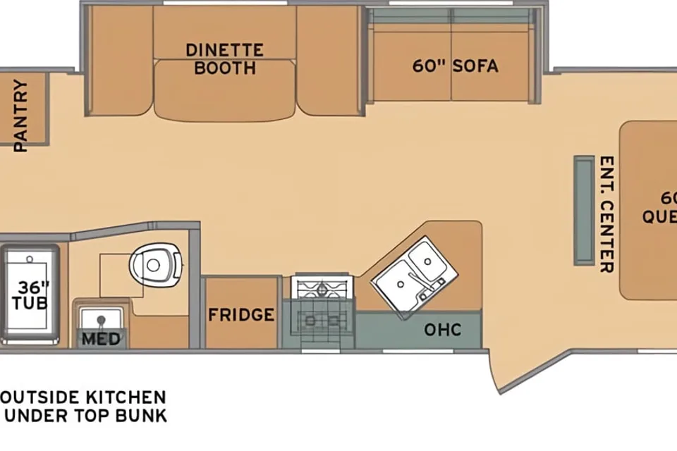 2016 Shasta Flyte 3150k Bunk Model