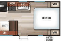 Moonlight Dreams - 2021 Forest River Cherokee Grey Wolf 22MKSE