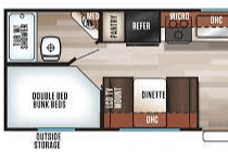 Moonlight Dreams - 2021 Forest River Cherokee Grey Wolf 22MKSE