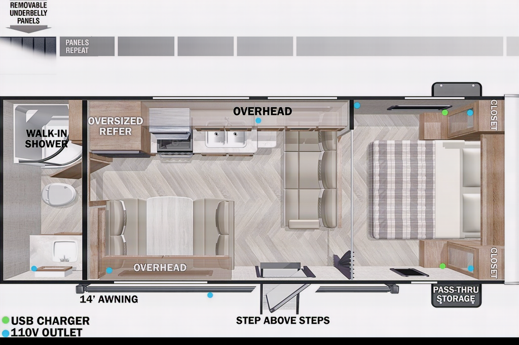 Gustavo's Forest River 241QBXL Travel Trailer 2020