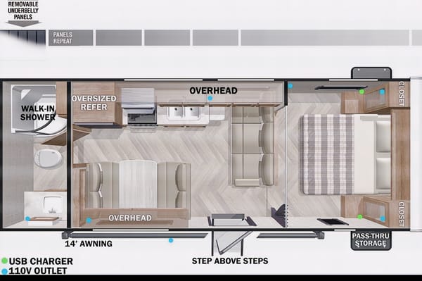 Gustavo's Forest River 241QBXL Travel Trailer 2020