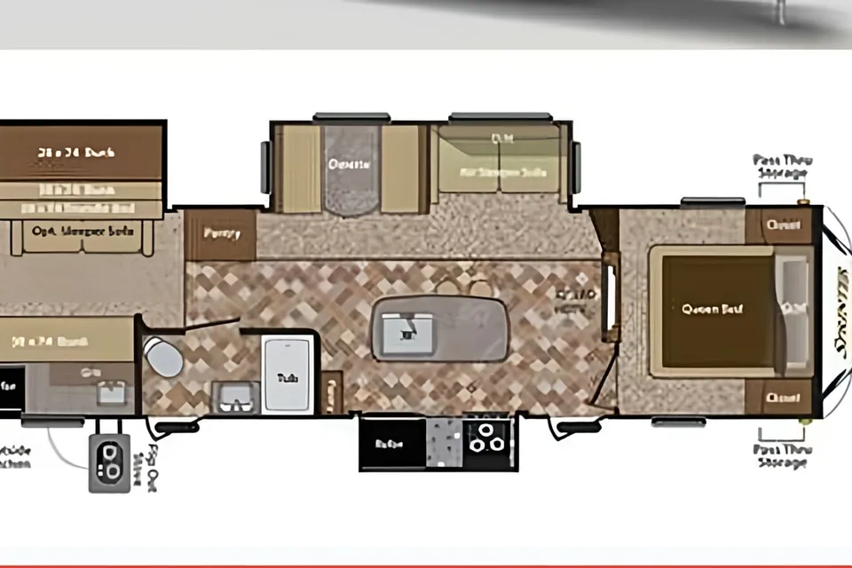 The Mayne Stay Keystone Sprinter Travel Trailer