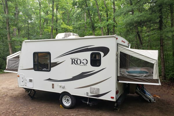 Terri's Rockwood Roo Cottage on wheels