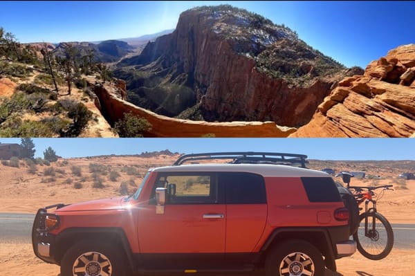 Toyota 4x4 & Camping Tent & Gear