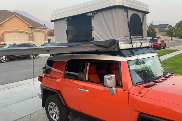 Toyota 4x4 & Camping Tent & Gear