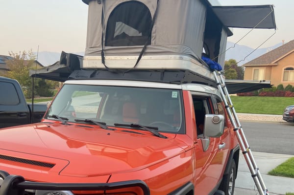 Toyota 4x4 & Camping Tent & Gear