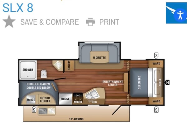 Robert's Jayco Jay flight SLX Travel Trailer