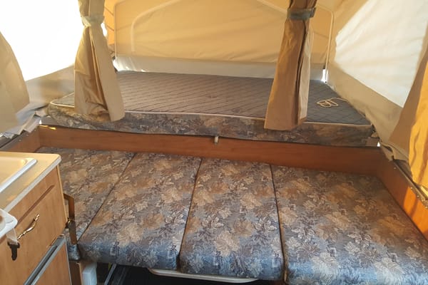 Excellent Tent Trailer with 2 Dinettes and Electric Crank Up - Only one in AB