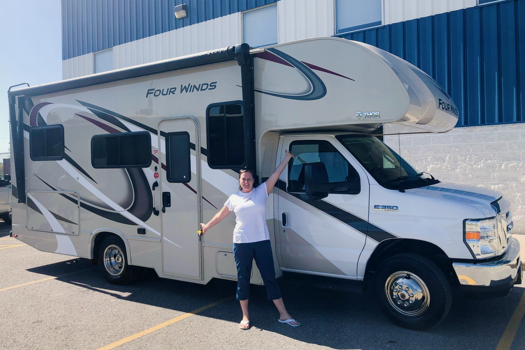 2019 Class C Motorhome with Solar Panels