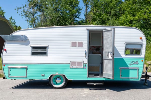 Vintage Shasta Airflyte Travel Trailer
