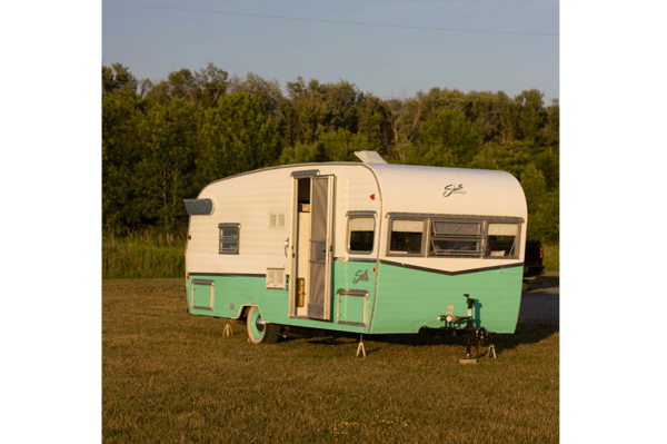 Vintage Shasta Airflyte Travel Trailer