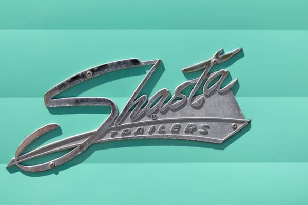 Vintage Shasta Airflyte Travel Trailer