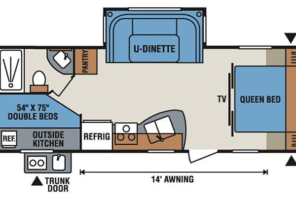 Tracy's cozi Connect Travel Trailer