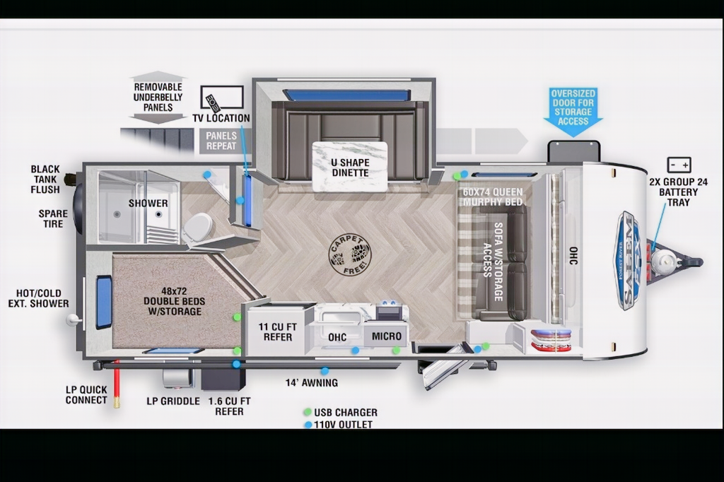 New Forest River 178bhsk Travel Trailer