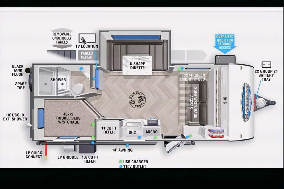 New Forest River 178bhsk Travel Trailer