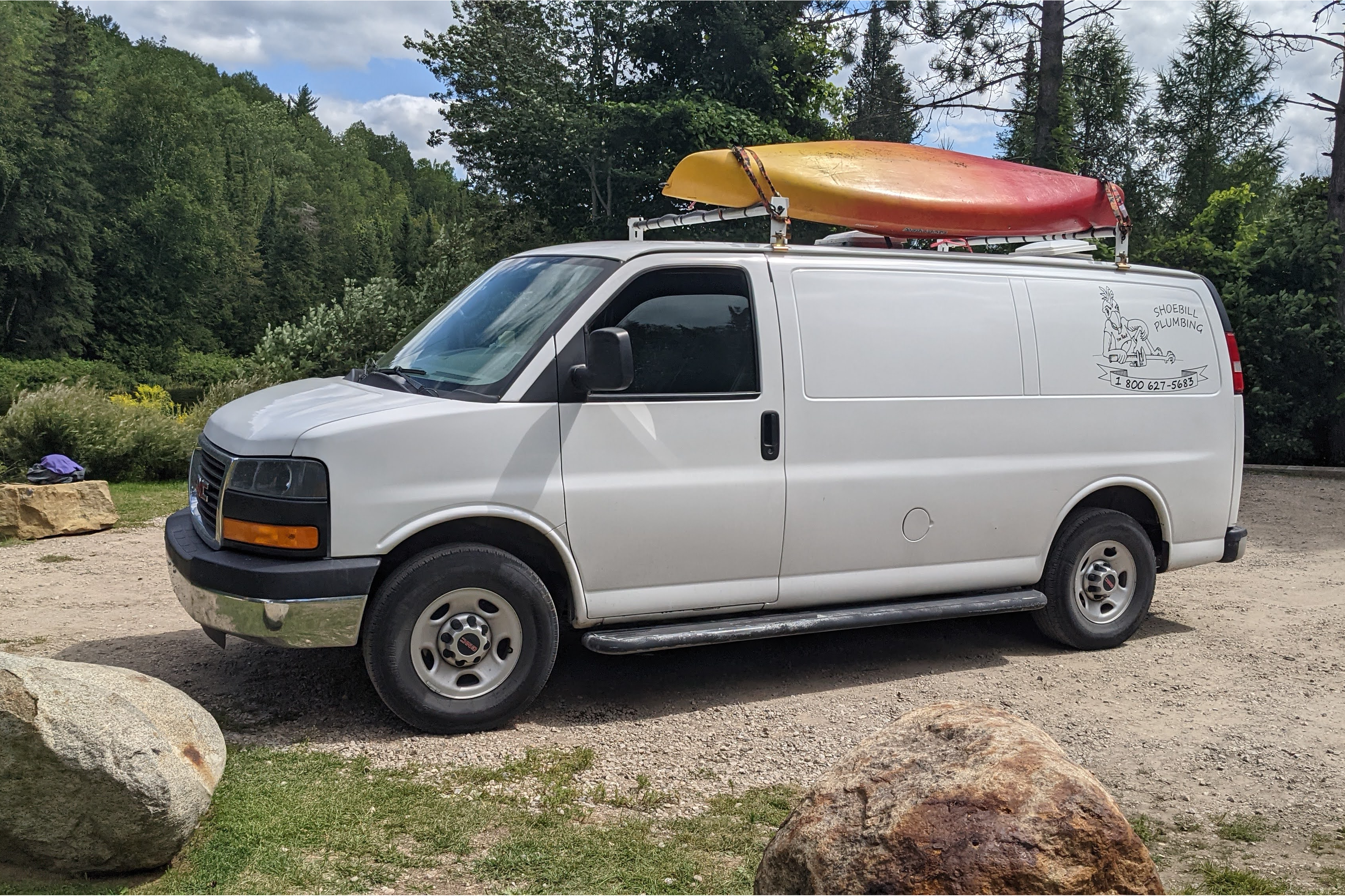 Shoebill Plumber campervan (GMC Savana 2015)