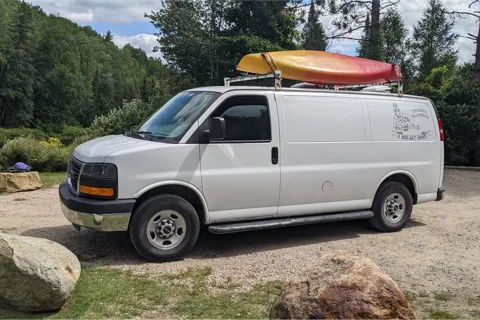 Shoebill Plumber campervan (GMC Savana 2015)