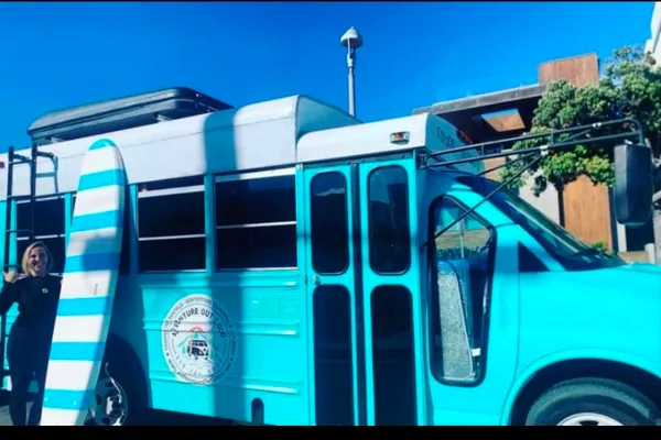 Converted School Bus SKOOLIE fully solar powered SEATS 7!