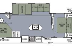 Glamping Large Family Trailer 