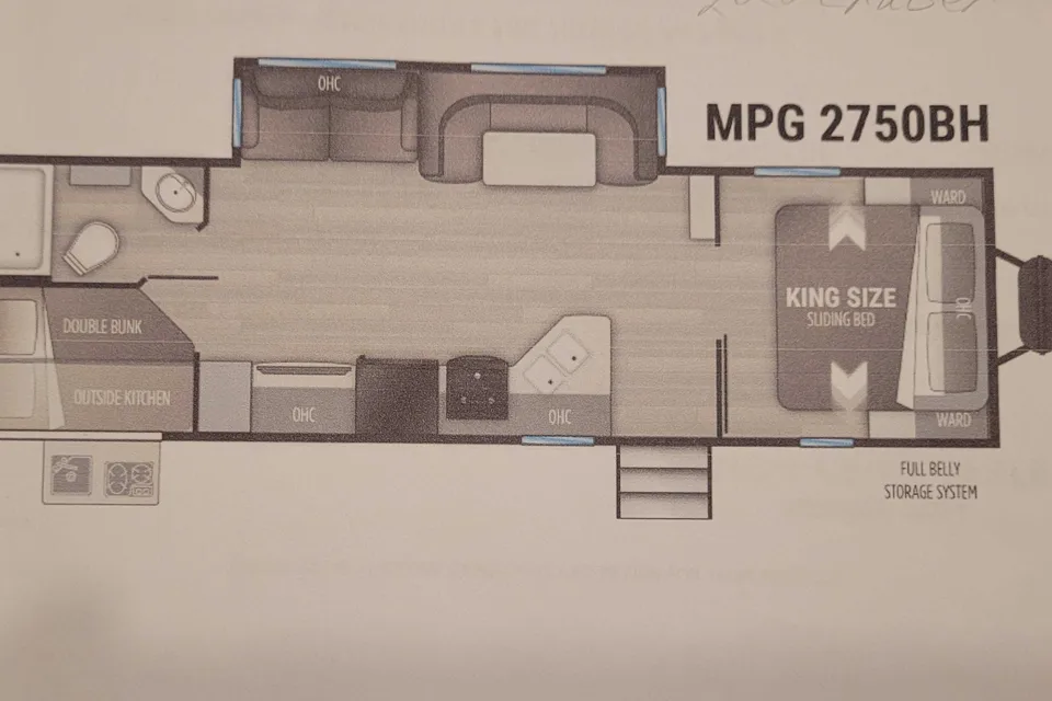 Charles Cruiser Rv Corp MPG 2750BH Travel Trailer