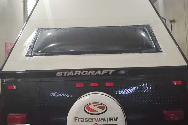 A FRAME POP-UP STARCRAFT COMET 1232MD TENT TRAILER