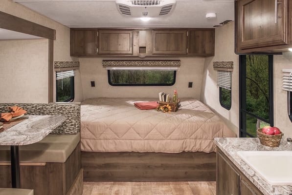 Home away from home Modern Bunk house travel trailer